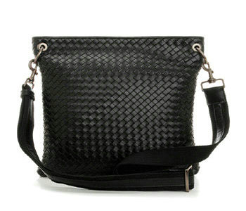 Bottega Veneta intrecciato messenger bag BV39982-2 black